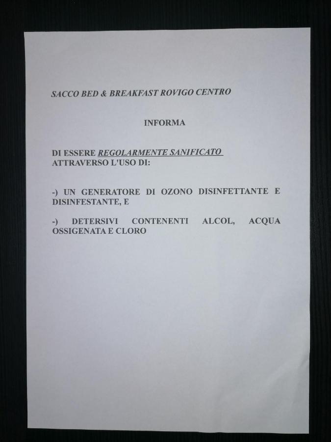 Sacco Bed&Breakfast Rovigo Buitenkant foto